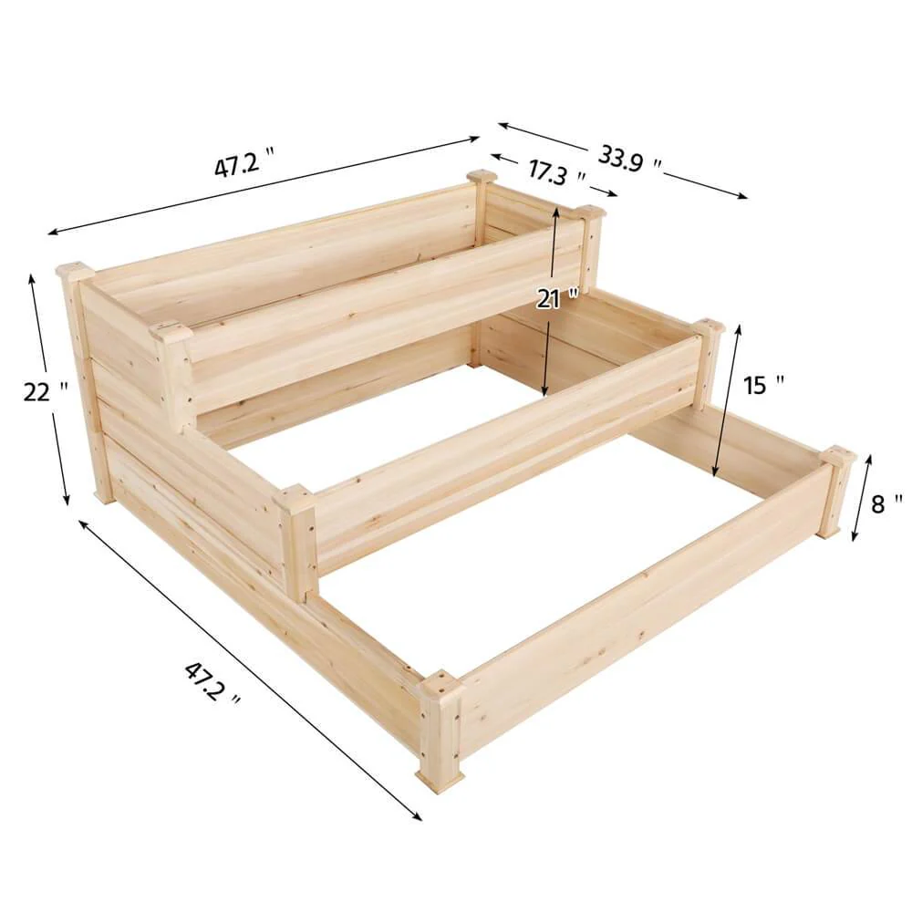 Yaheetech 3 Tier Raised Garden Bed - Image 4