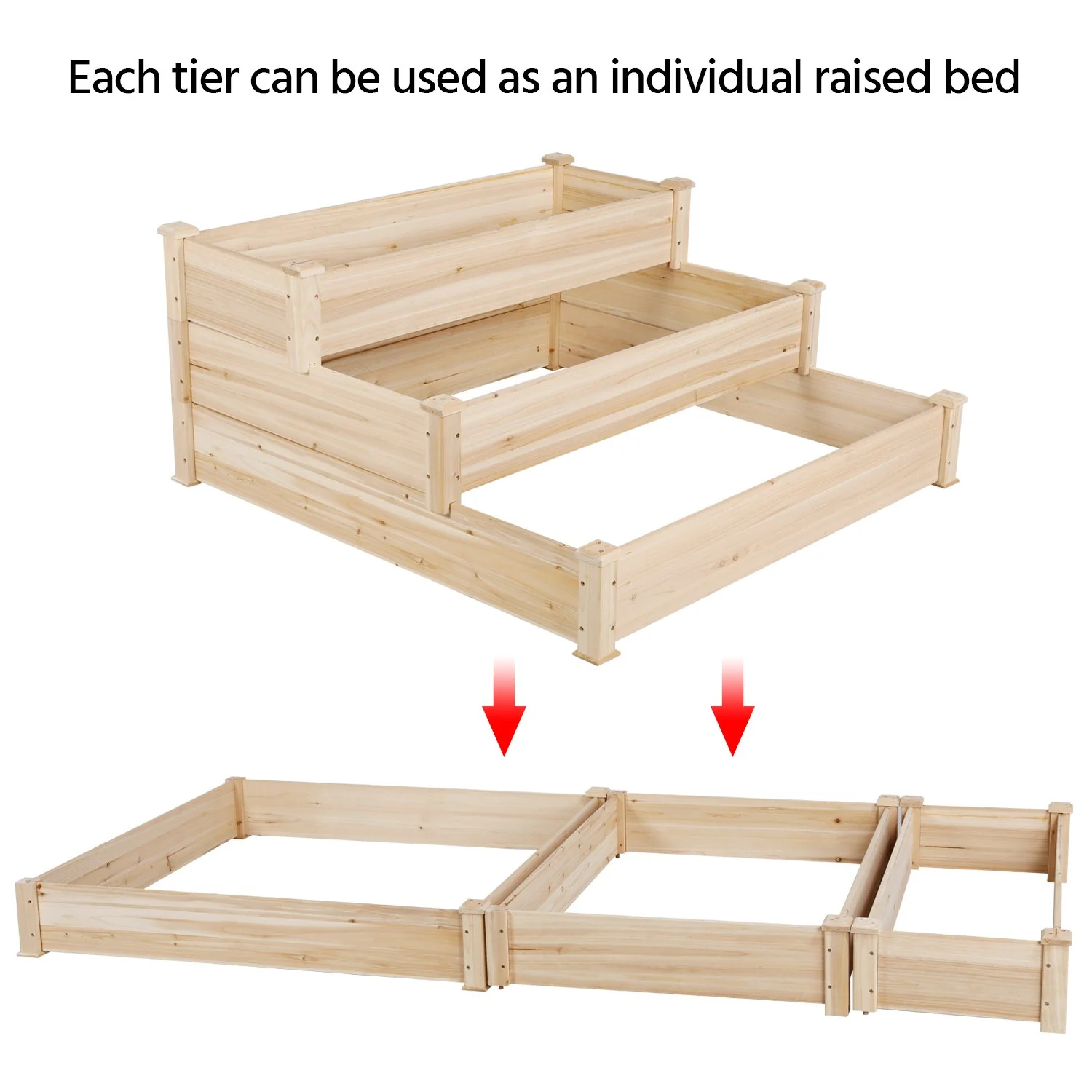 Yaheetech 3 Tier Raised Garden Bed - Image 6