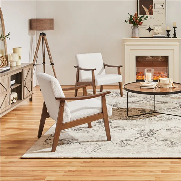 Yaheetech Reading Leisure Chair with High Back for Living Room