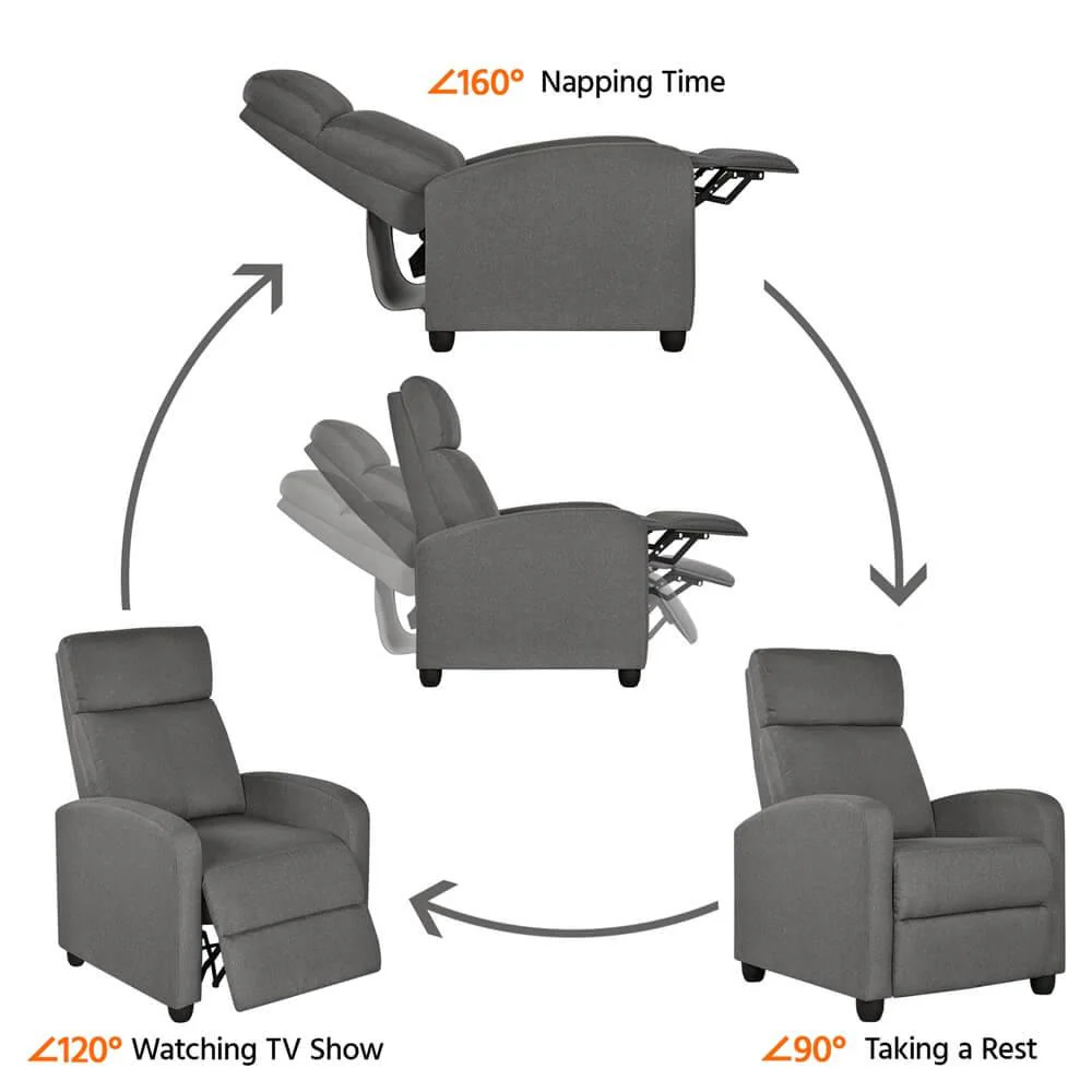 Yaheetech Recliner Chair Sofa - Image 8