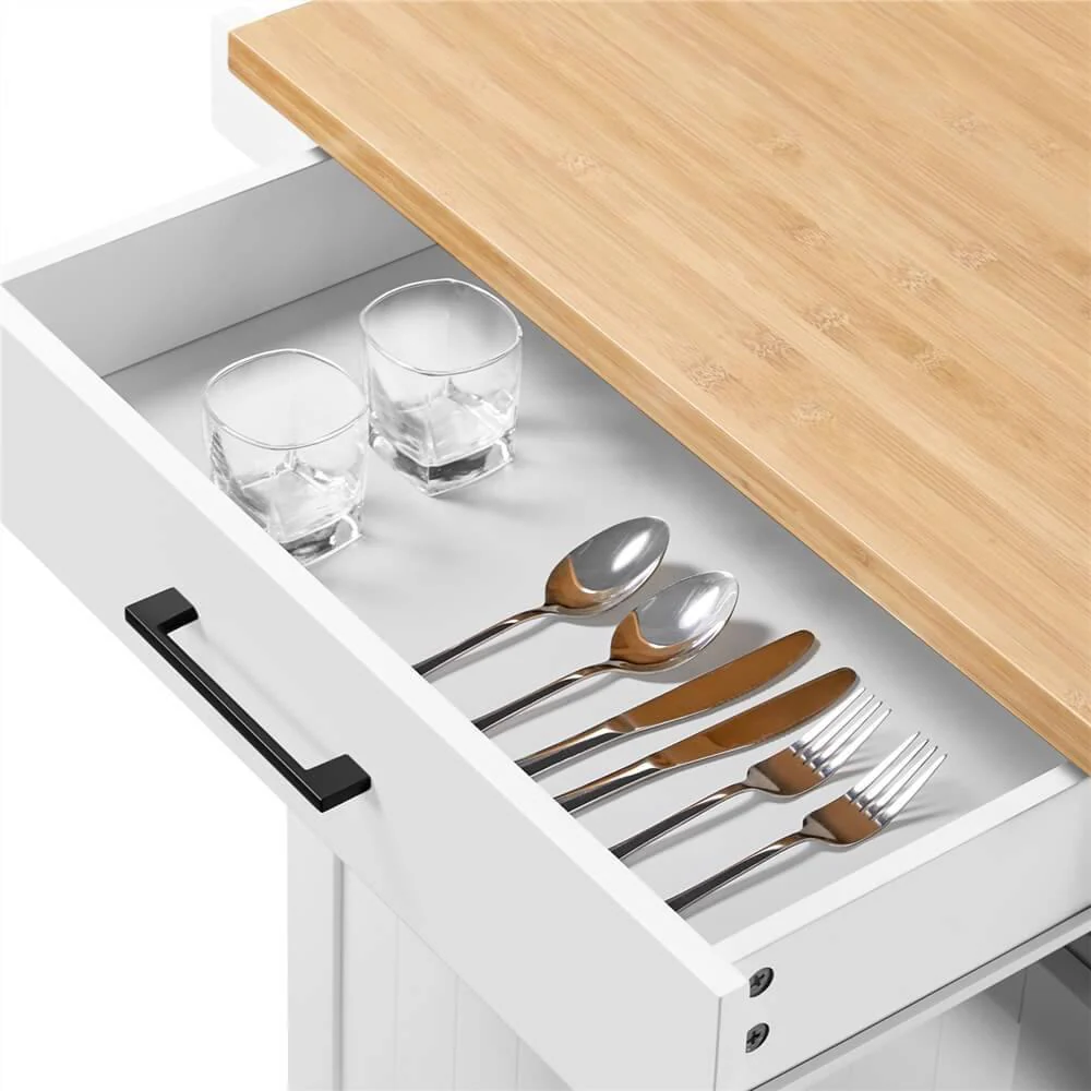 Yaheetech Rolling Kitchen Island Cart - Image 4