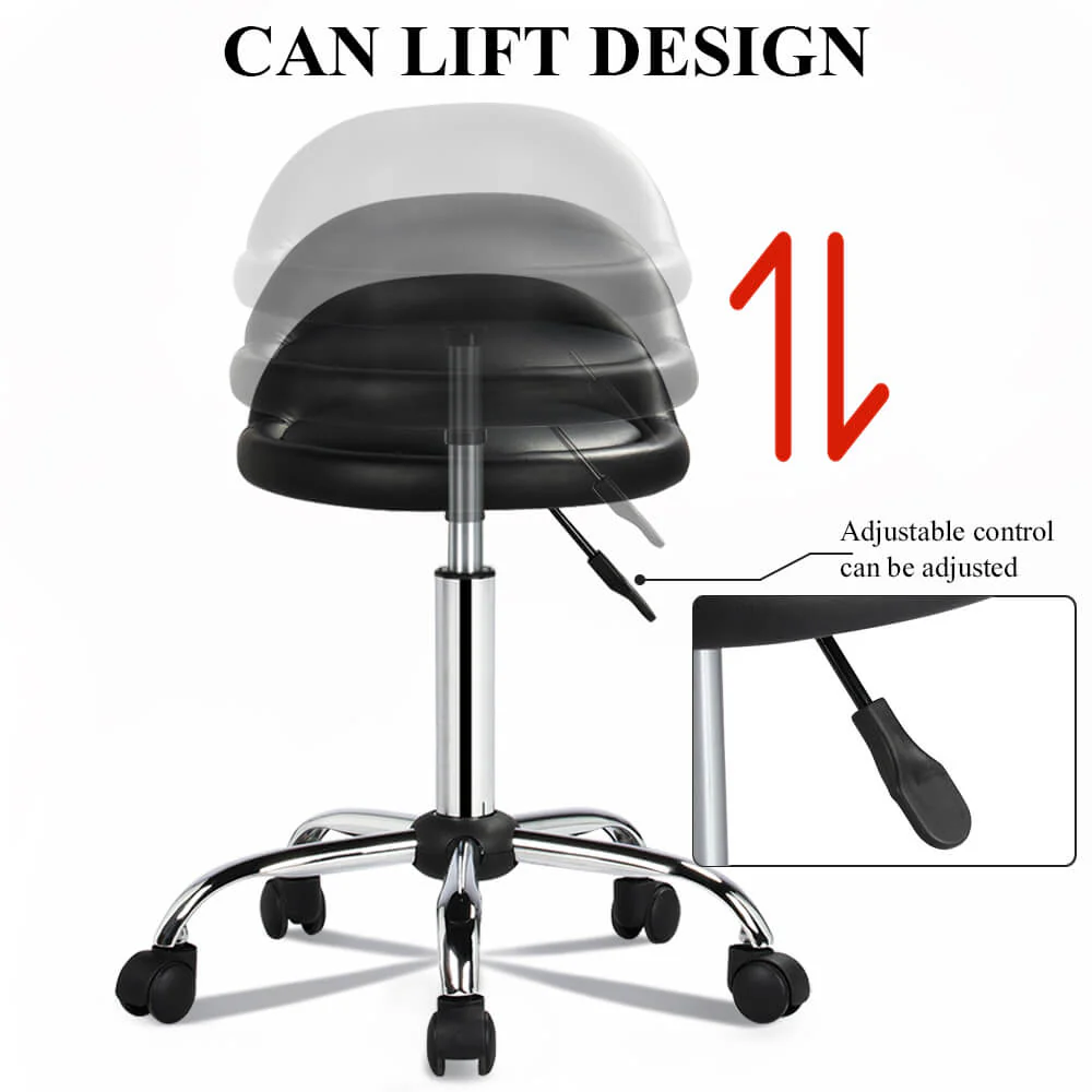 Yaheetech Rolling Salon Stool - Image 7