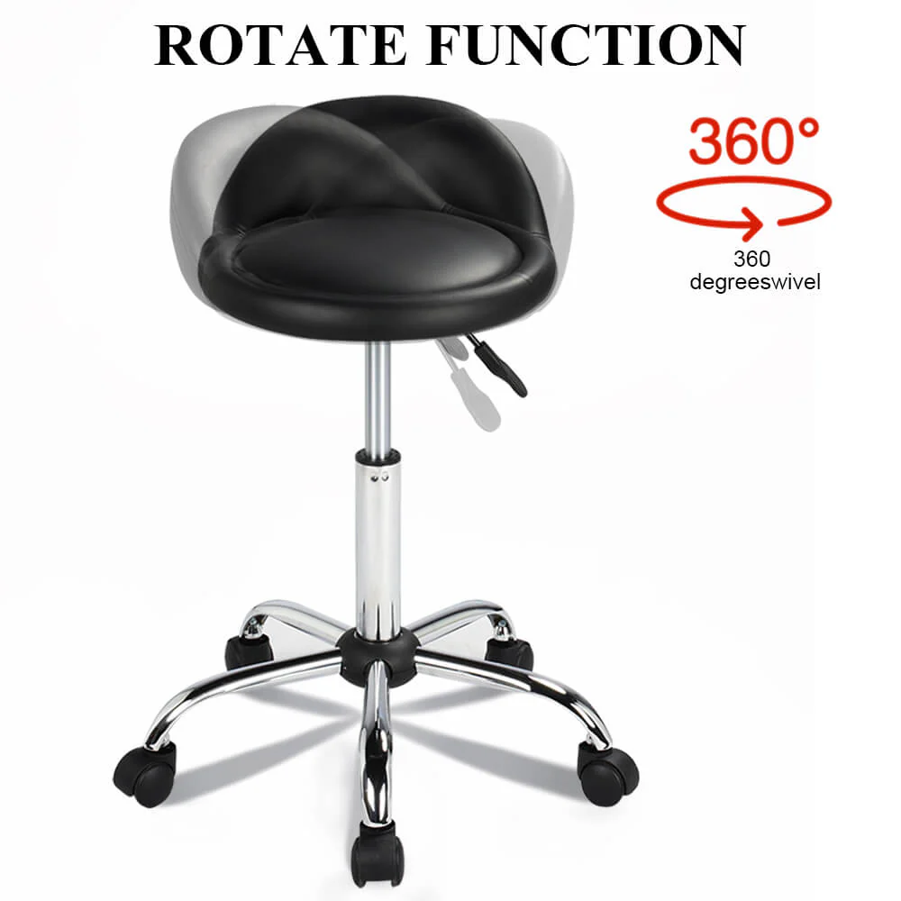 Yaheetech Rolling Salon Stool - Image 8