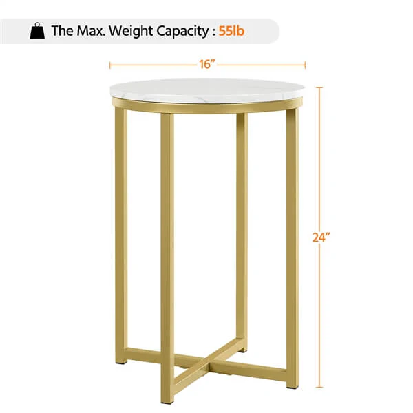 Yaheetech Round Side Table - Image 3