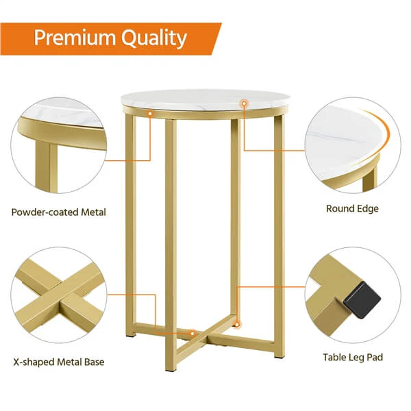Yaheetech Round Side Table - Image 7