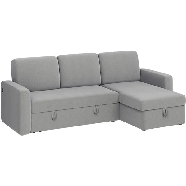 Yaheetech Sectional Sofa L-Shaped Sofa Couch - Image 3