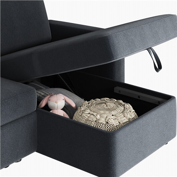 Yaheetech Sectional Sofa L-Shaped Sofa Couch - Image 7