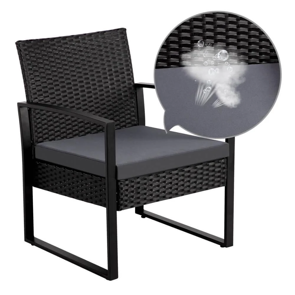Yaheetech Wicker Chairs & Table - Image 5