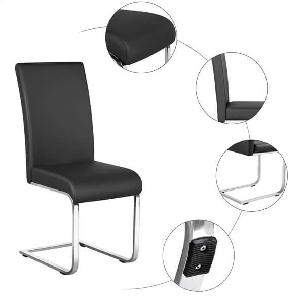 Yaheetech Dining Chairs Modern Living Room Chairs - Image 9