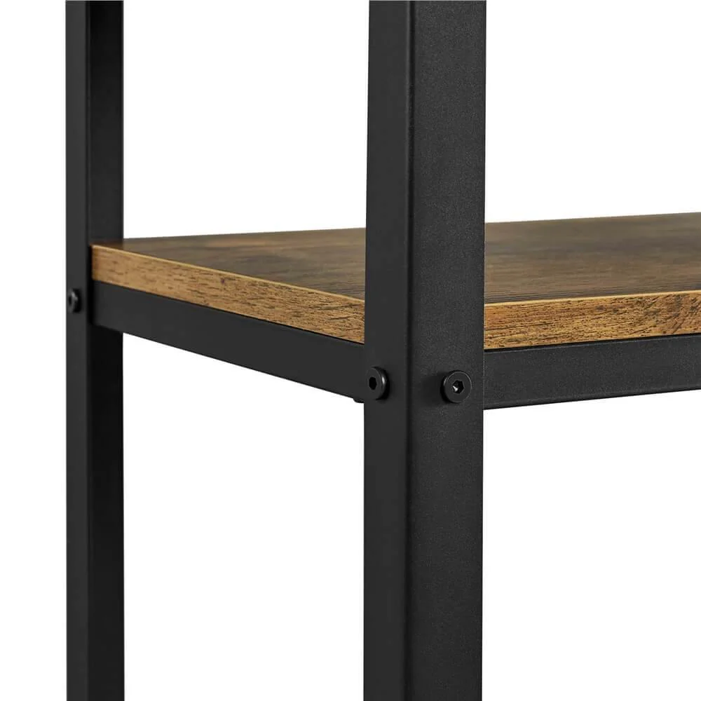 Yaheetech Side Table with Storage Shelves - Image 6