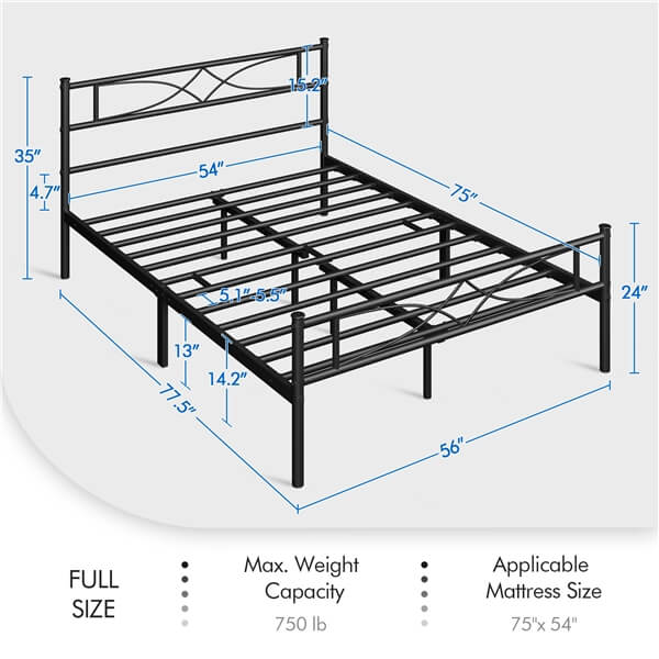 Yaheetech Platform Bed Frame - Image 5