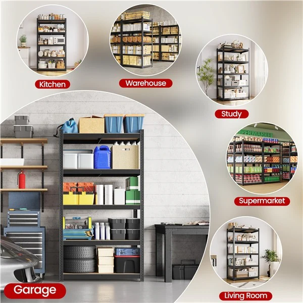 Yaheetech Storage Shelves, 5 Tier (35.5 W x 16 D x 71 H Inches) - Image 10