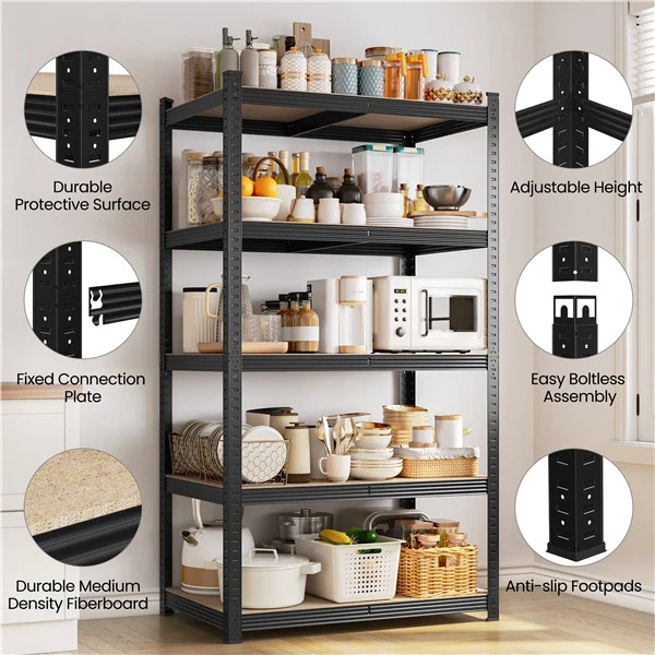 Yaheetech Storage Shelves, 5 Tier (35.5 W x 16 D x 71 H Inches) - Image 7