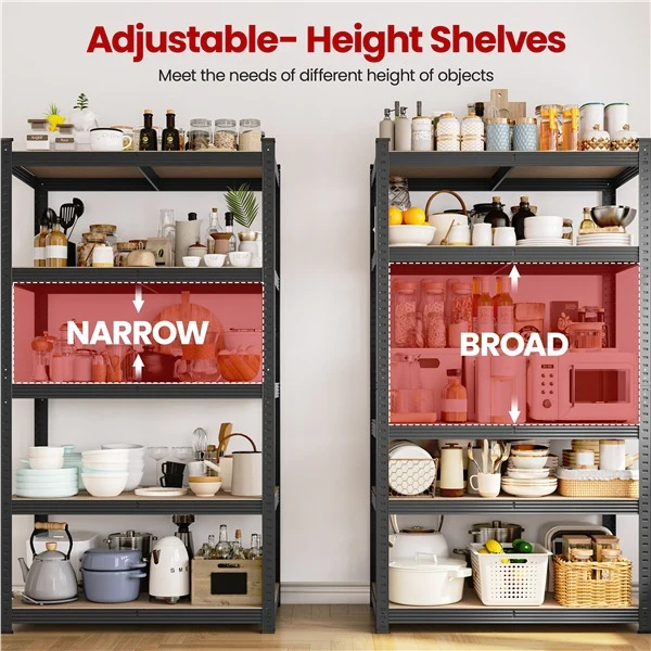 Yaheetech Storage Shelves, 5 Tier (35.5 W x 16 D x 71 H Inches) - Image 9