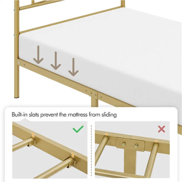 Yaheetech Twin Metal Bed Frame - Image 4