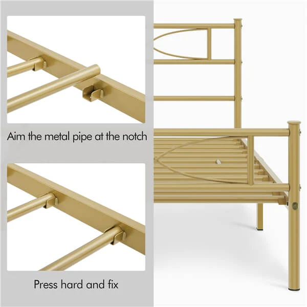 Yaheetech Twin Metal Bed Frame - Image 7