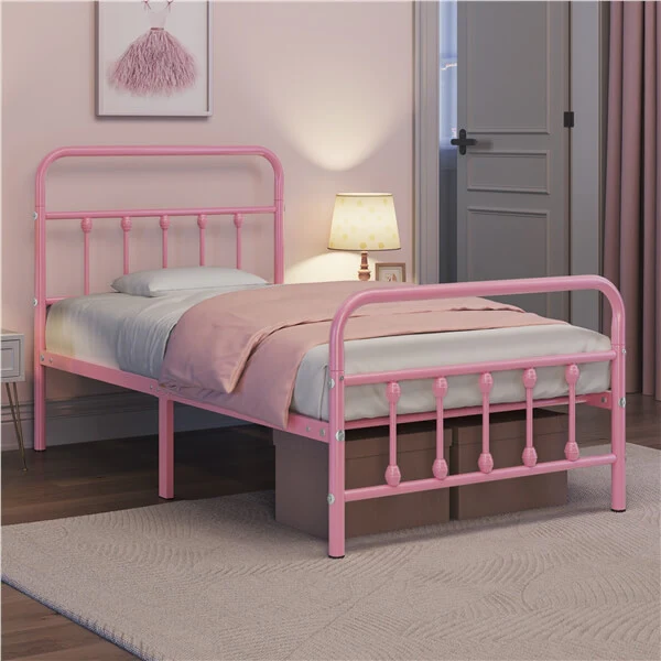 Yaheetech Twin Size Platform Bed - Image 10