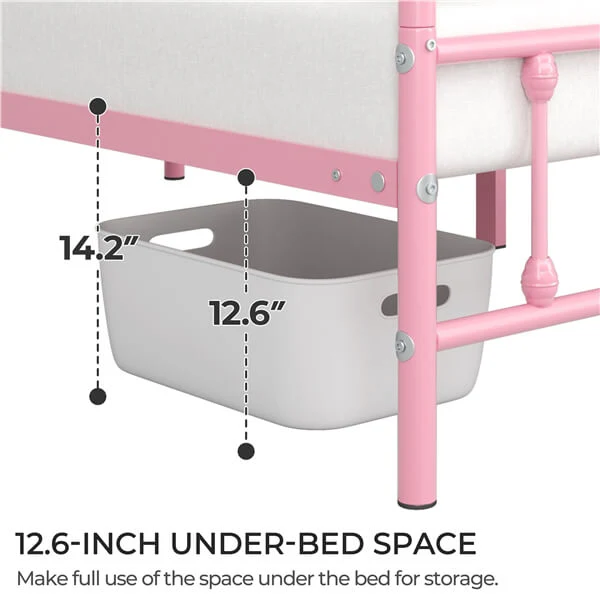 Yaheetech Twin Size Platform Bed - Image 5