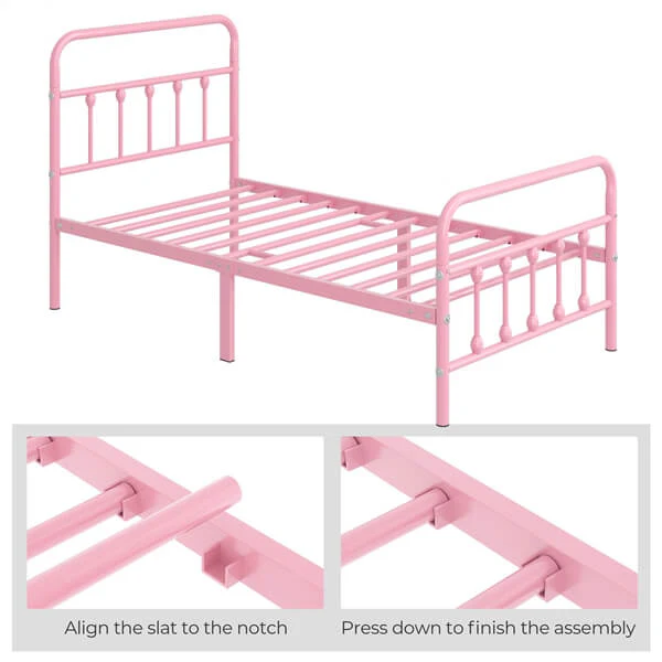 Yaheetech Twin Size Platform Bed - Image 6