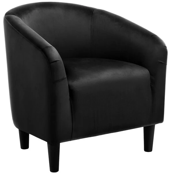 Yaheetech Velvet Club Chair - Image 5
