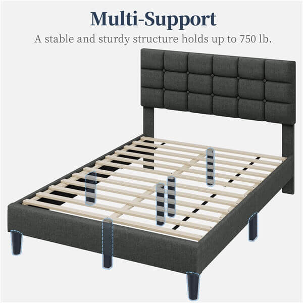 Yaheetech Upholstered Bed Frame - Image 15