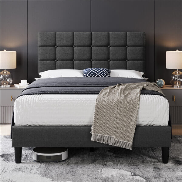 Yaheetech Upholstered Bed Frame - Image 22