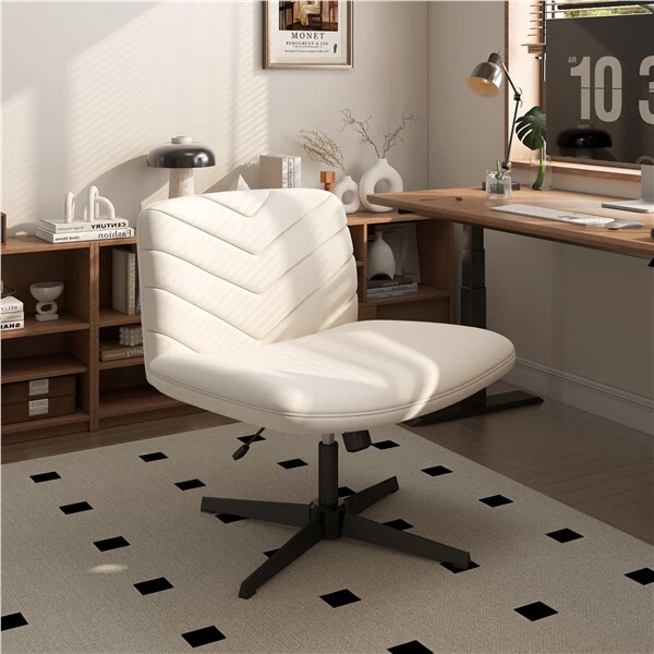 Yaheetech Wide Criss Cross Chair with No Wheels - Image 10