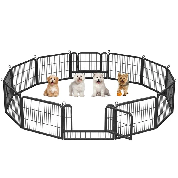 Yaheetech Wide Panel Dog Playpen, 12 Panels 24/32 inch - Image 2