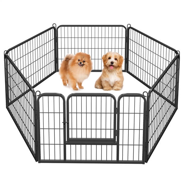 Yaheetech Wide Panel Dog Playpen, 6 Panels 24/40 inch - Image 3