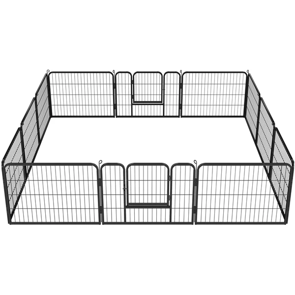 Yaheetech Wide Panel Dog Playpen, 6 Panels 24/40 inch - Image 4
