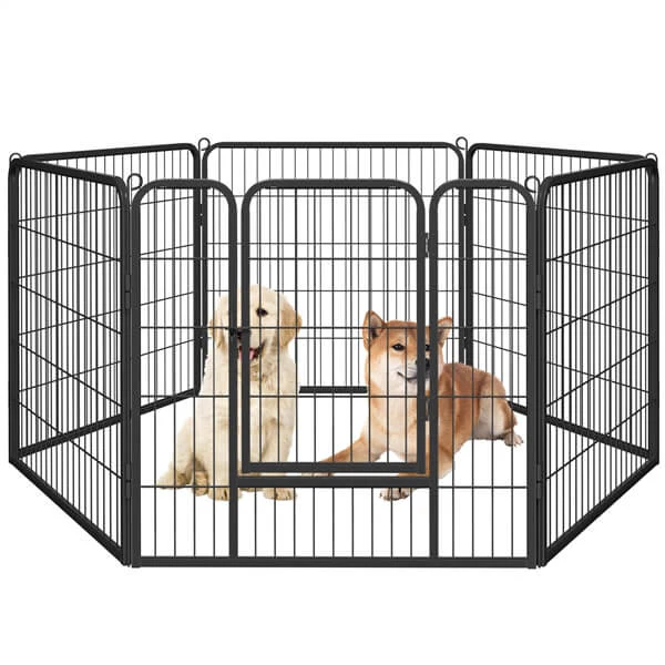Yaheetech Wide Panel Dog Playpen, 6 Panels 32 inch - Image 6