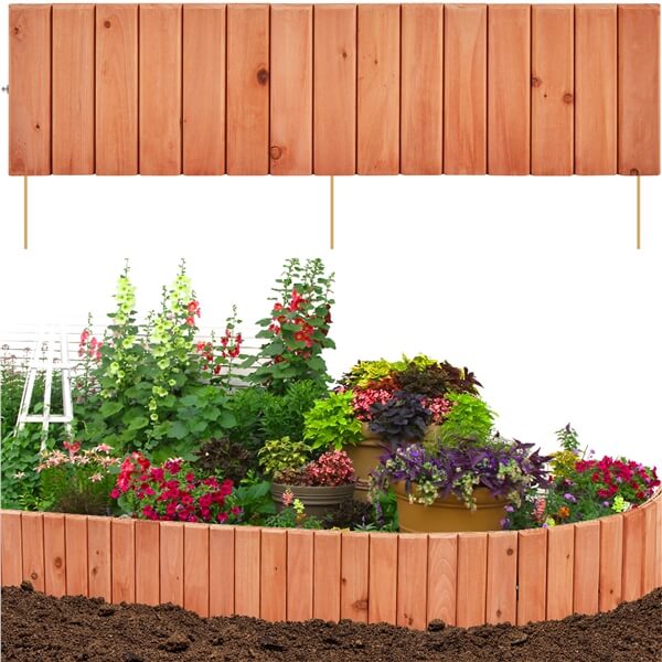Yaheetech Wood Garden Fence - Image 7