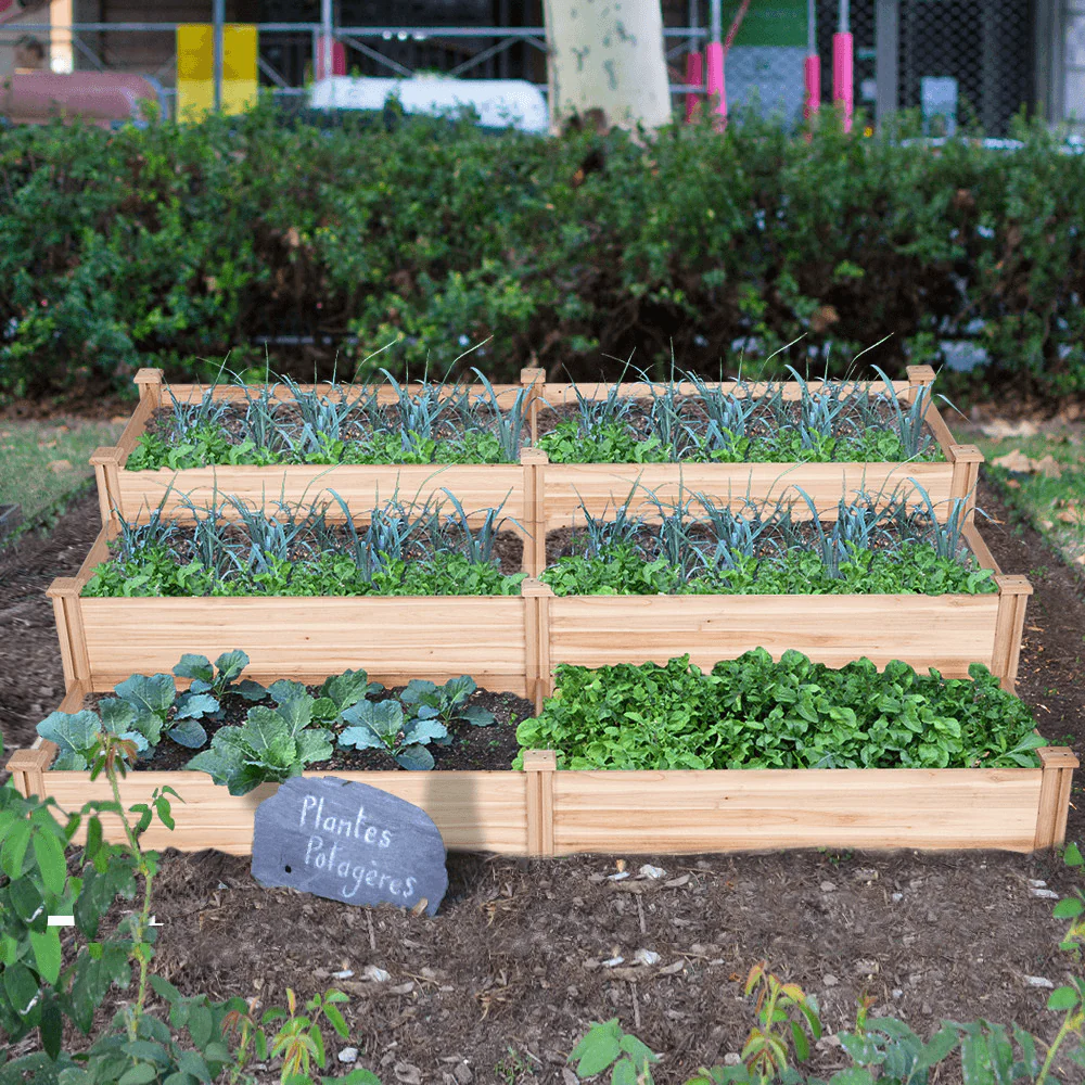 Yaheetech 8×2ft Wooden Horticulture Raised Garden Bed - Image 14