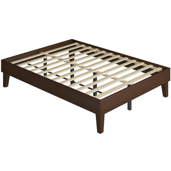 Yaheetech Bed Frame Natural Solid Wood Platform Bed with Wooden Slats Support - Image 4