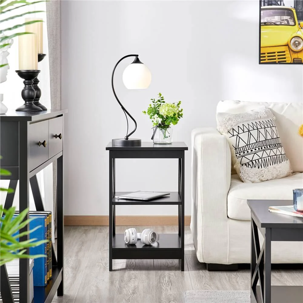 Yaheetech X Frame Side Table