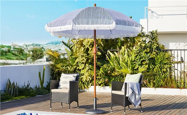 Yaheetech7.5ft Eight-Rib Holiday Style Patio Umbrella - Image 9